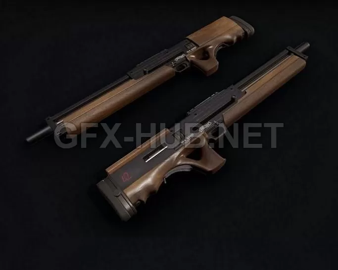 PBR Game 3D Model – Walther WA2000