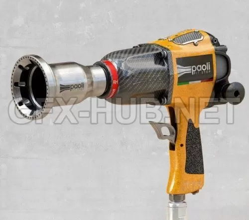 PBR Game 3D Model – Wheel Gun PBR