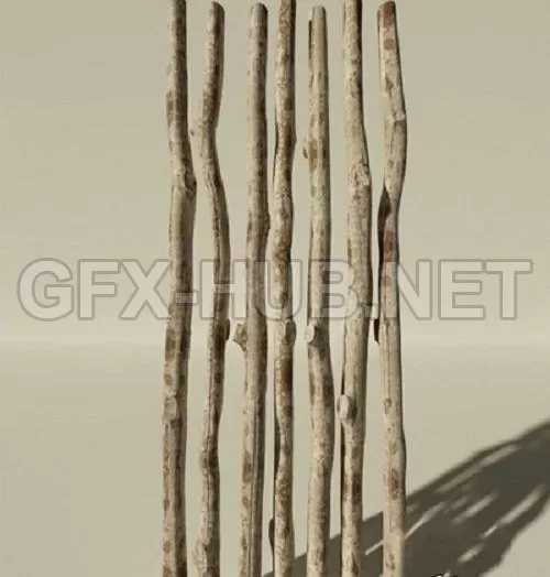 PBR Game 3D Model – Woods (max, tex)