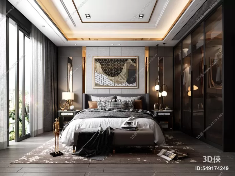 BEDROOM – SCENES – 3D MODELS – 016 BEDROOM – SCENES – 3D MODELS – 016