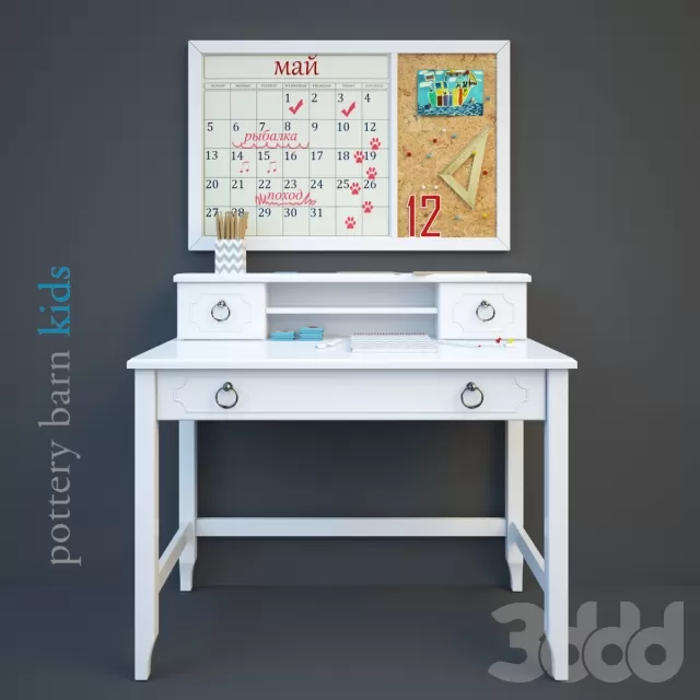 CHILDRENS ROOM DECOR – Ava Regency Writing Desk, Pottery barn