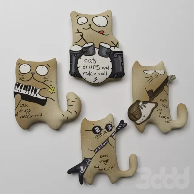 CHILDRENS ROOM DECOR – Cats rock