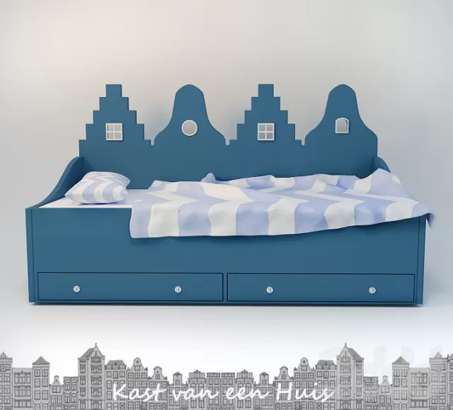 CHILDRENS ROOM DECOR – Kast van een Huis
