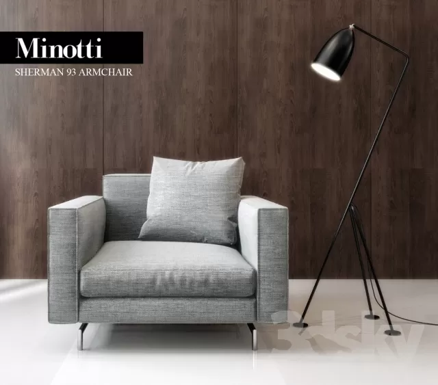 3DSKYMODEL – Armchair – 3506