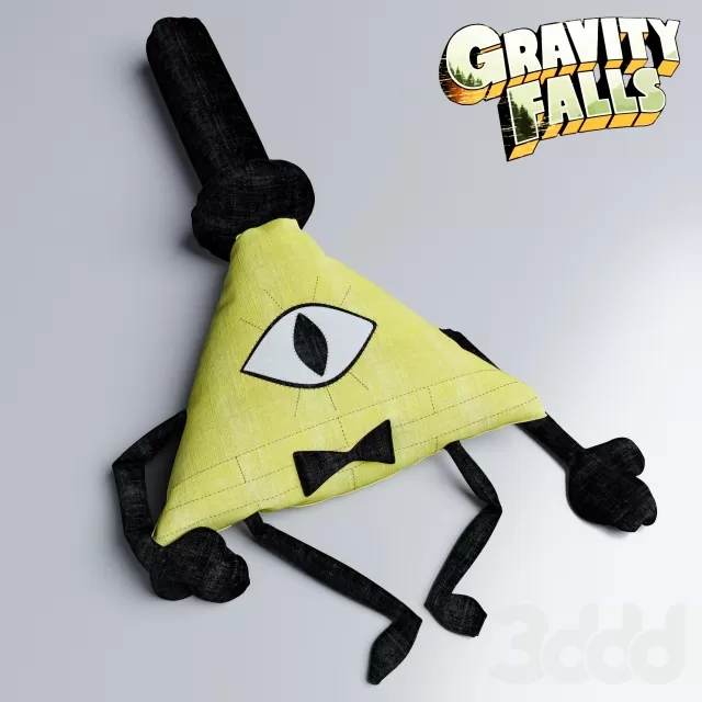 [3dsky] Childrens Room Decor - Pillow Bill Cipher 