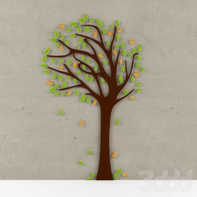 CHILDRENS ROOM DECOR – Tree 3D Wall Art