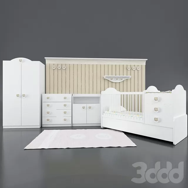 CHILDRENS ROOM DECOR – детская мебель BABY COTTON