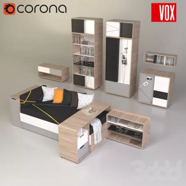 CHILDRENS ROOM DECOR – Детская мебель Vox Evolve