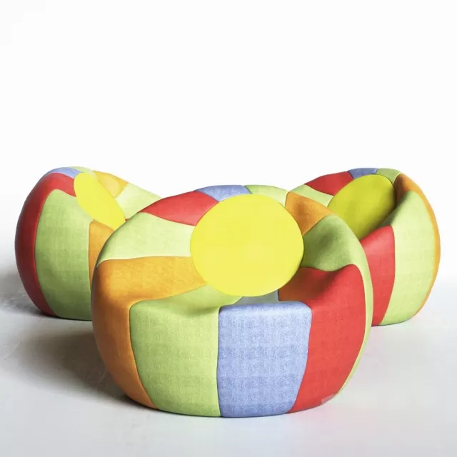 CHILDRENS ROOM DECOR – Детский пуфик-мешок Ромашка