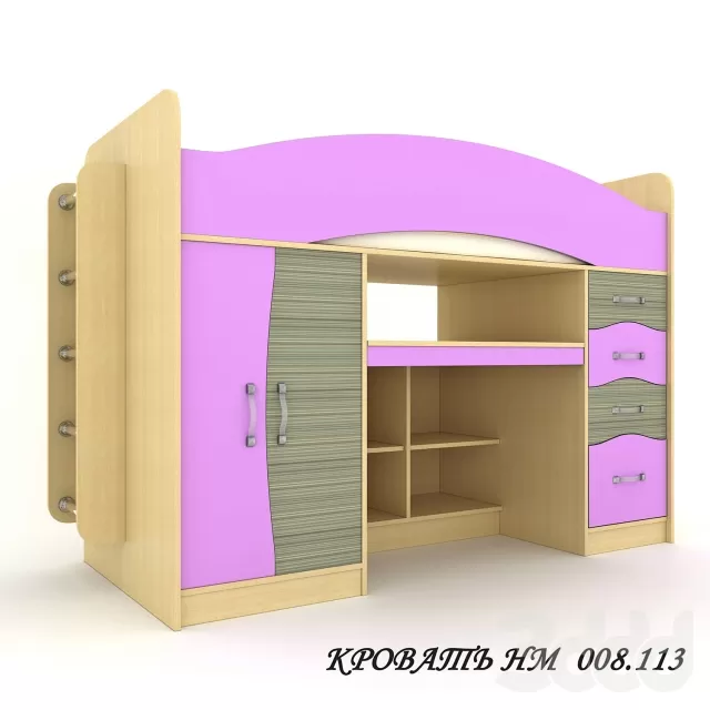 CHILDRENS ROOM DECOR – Кровать HM 008.113