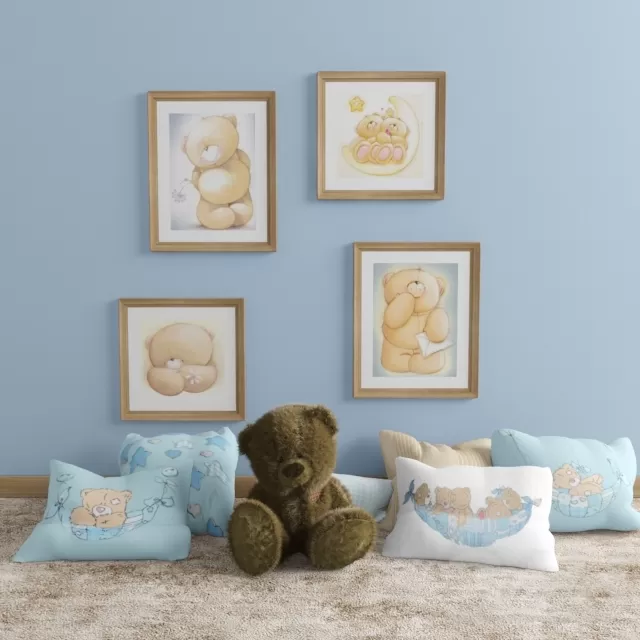 CHILDRENS ROOM DECOR – Медвежонок и подушки
