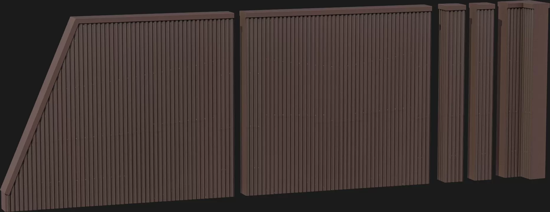 STREET MODELS – 3d model for street download – 004