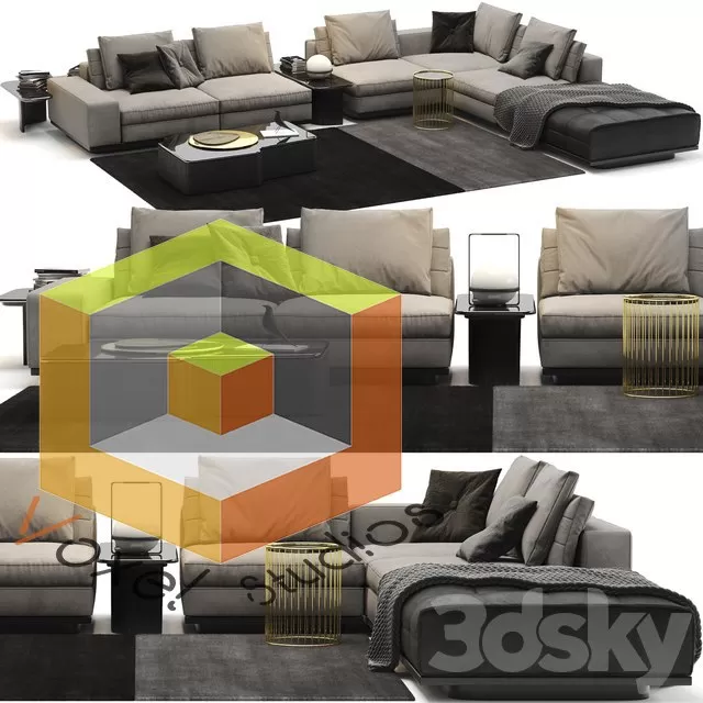 SOFA – 3D MODELS – 3DSKY – DOWNLOAD – 007