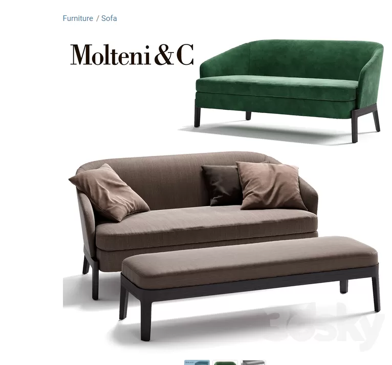 SOFA – 3D MODELS – 3DSKY – DOWNLOAD – 090