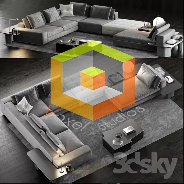 SOFA – 3D MODELS – 3DSKY – DOWNLOAD – 223