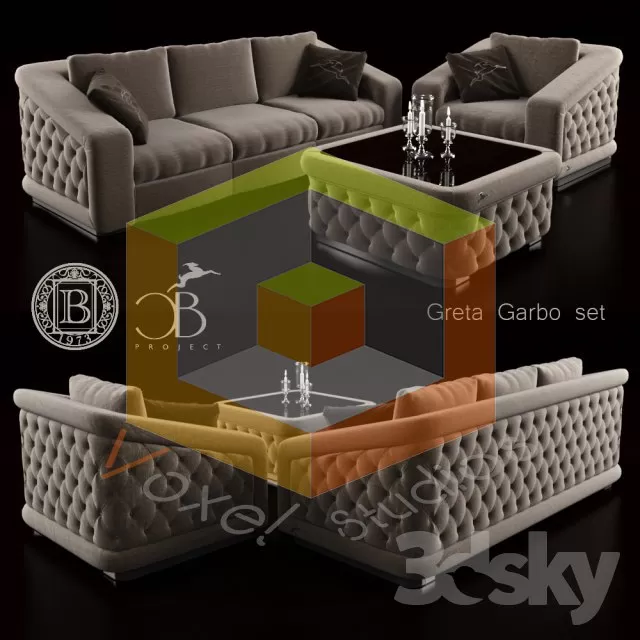 SOFA – 3D MODELS – 3DSKY – DOWNLOAD – 253