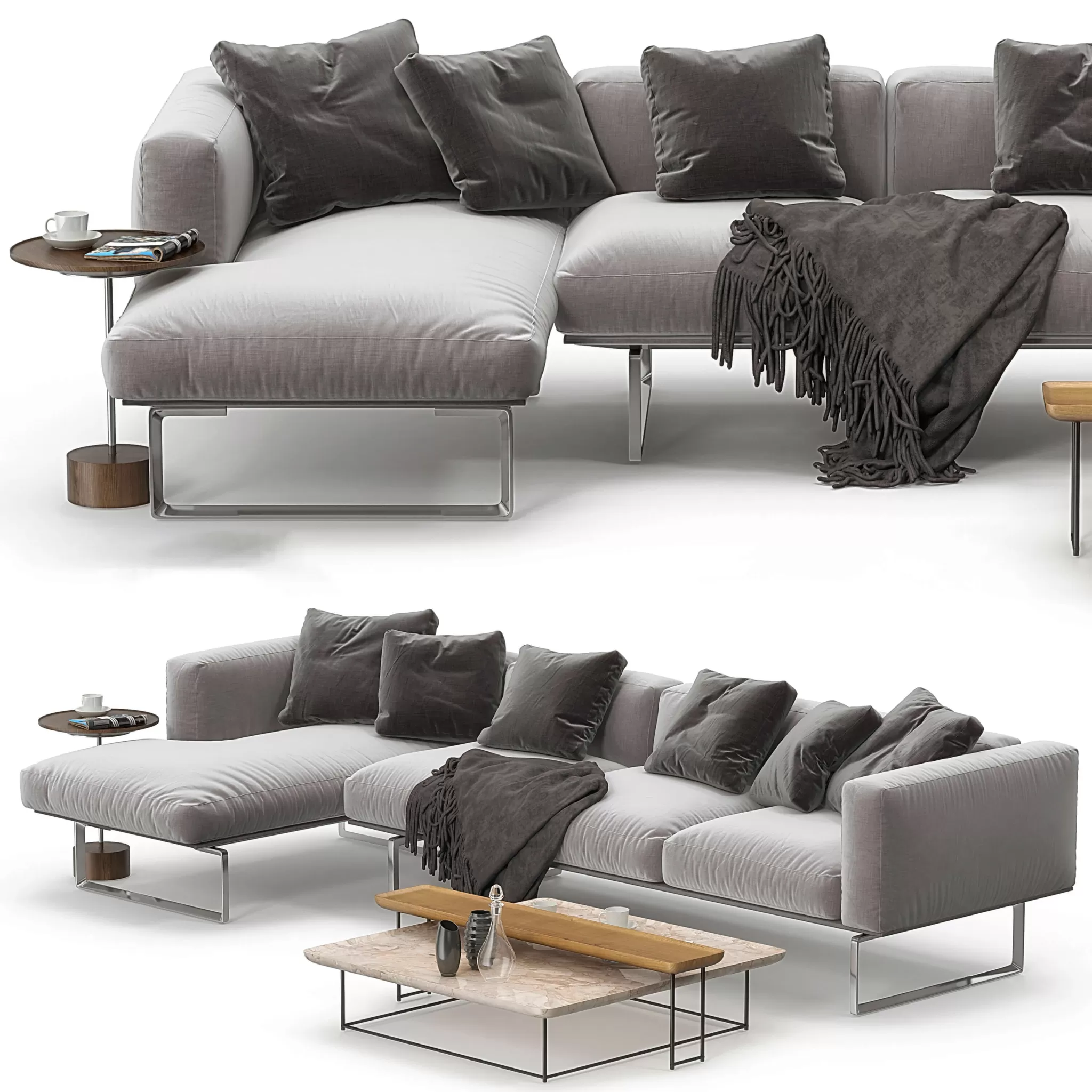 SOFA – Cassina 206 sofa corner set SOFA – Cassina 206 sofa corner set