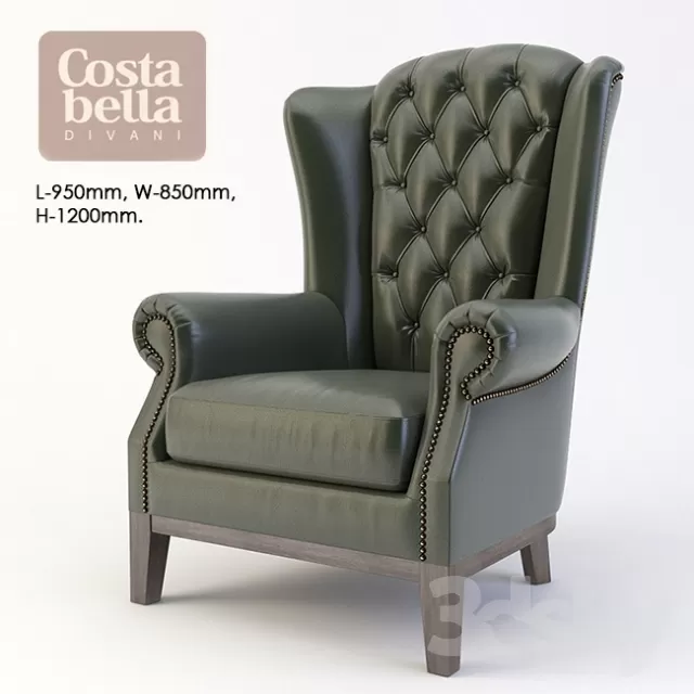 3DSKYMODEL – Armchair – 3622