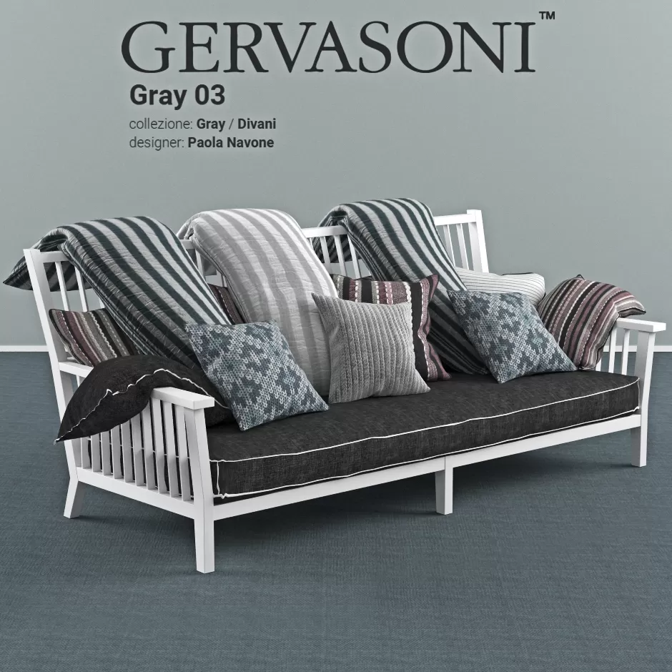 SOFA – Gervasoni Gray 03 divani