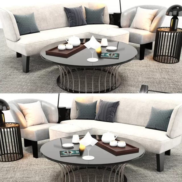 SOFA – Minotti Creed sofa and armchair set