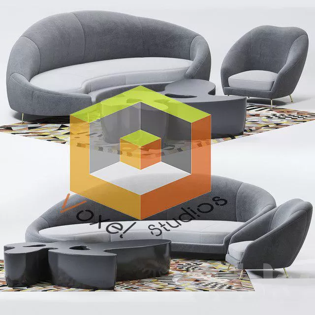 SOFA – Pro 3DSky – Nilufar Furniture Set