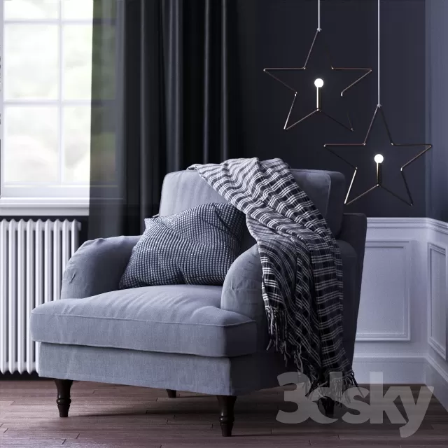 3DSKYMODEL – Armchair – 3802