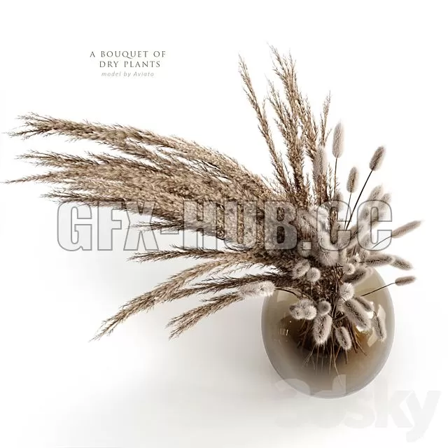 FURNITURE 3D MODELS – A Bouquet of Dry Plants FURNITURE 3D MODELS – A Bouquet of Dry Plants