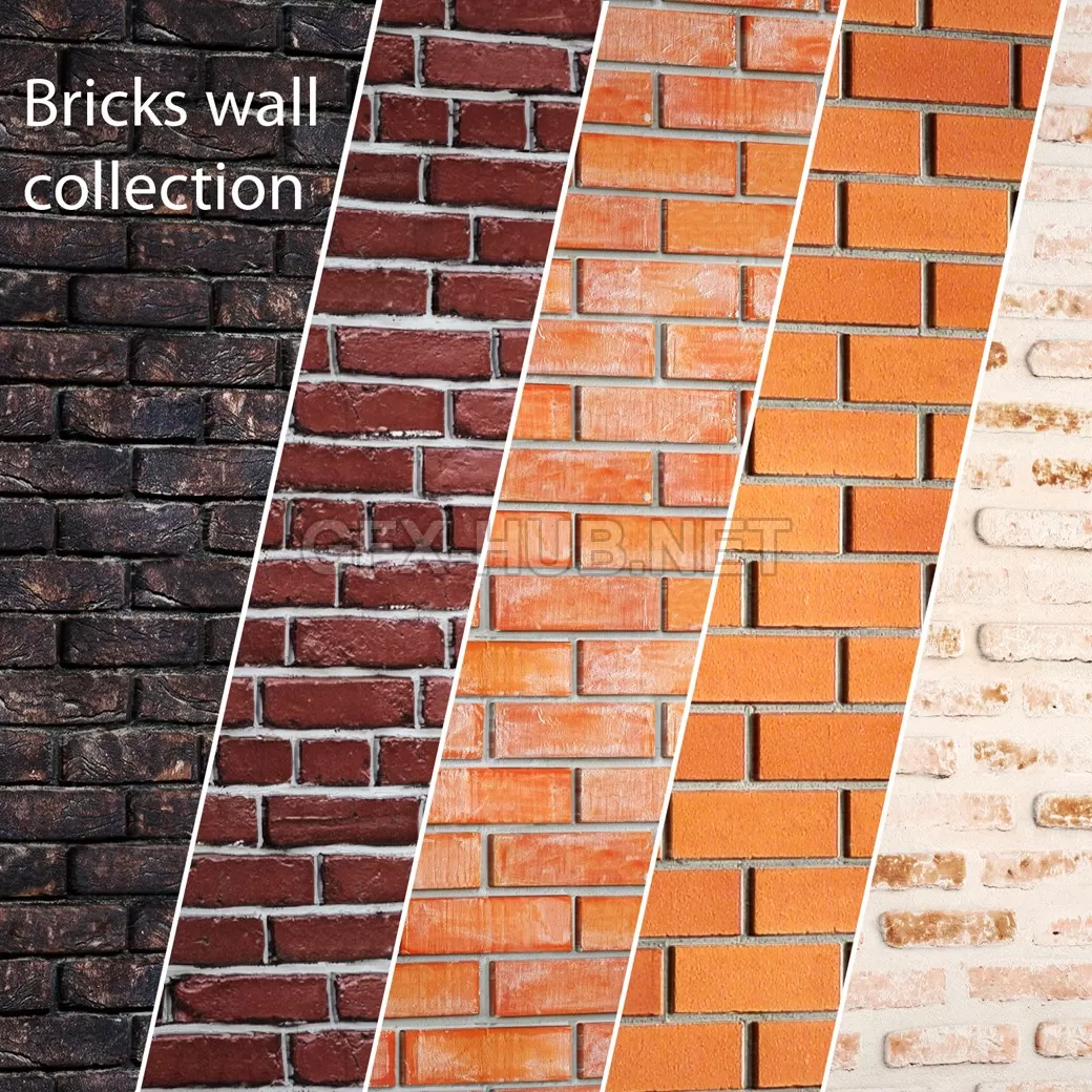 FURNITURE 3D MODELS – A Collection of Brick Walls 2 FURNITURE 3D MODELS – A Collection of Brick Walls 2