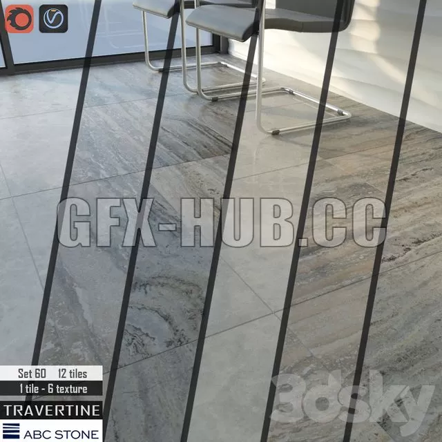 FURNITURE 3D MODELS – ABC Stone Set 60 FURNITURE 3D MODELS – ABC Stone Set 60