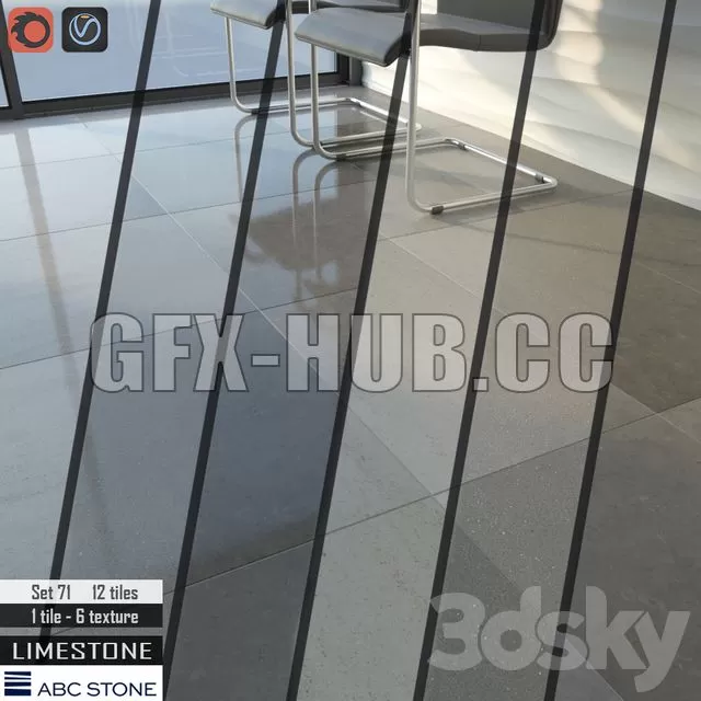 FURNITURE 3D MODELS – ABC Stone Set 71 FURNITURE 3D MODELS – ABC Stone Set 71