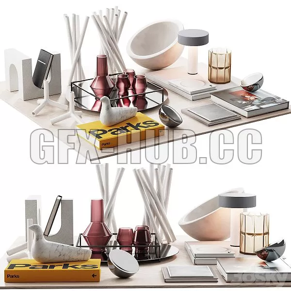 FURNITURE 3D MODELS – Accessories for Coffee Table FURNITURE 3D MODELS – Accessories for Coffee Table