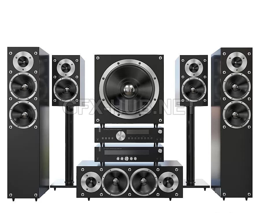 FURNITURE 3D MODELS – Acoustic system FURNITURE 3D MODELS – Acoustic system