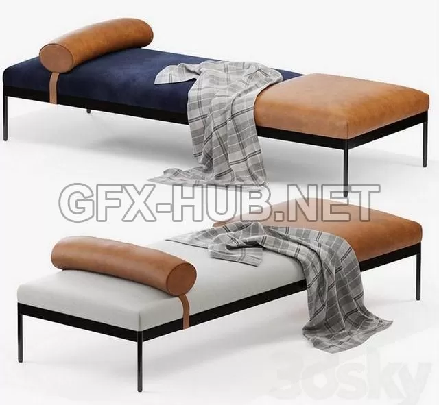 FURNITURE 3D MODELS – Adea bon daybed FURNITURE 3D MODELS – Adea bon daybed