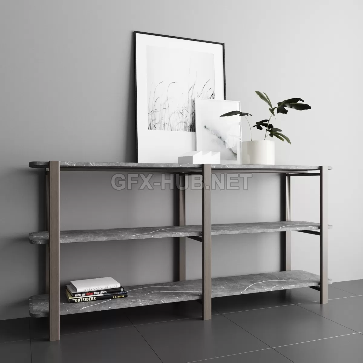 FURNITURE 3D MODELS – ALAKA Shelving unit retegui FURNITURE 3D MODELS – ALAKA Shelving unit retegui