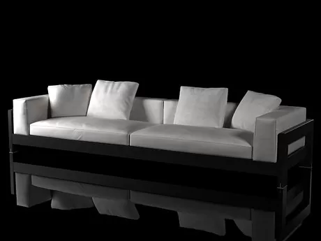 FURNITURE 3D MODELS – Alison Black sofa 320 FURNITURE 3D MODELS – Alison Black sofa 320