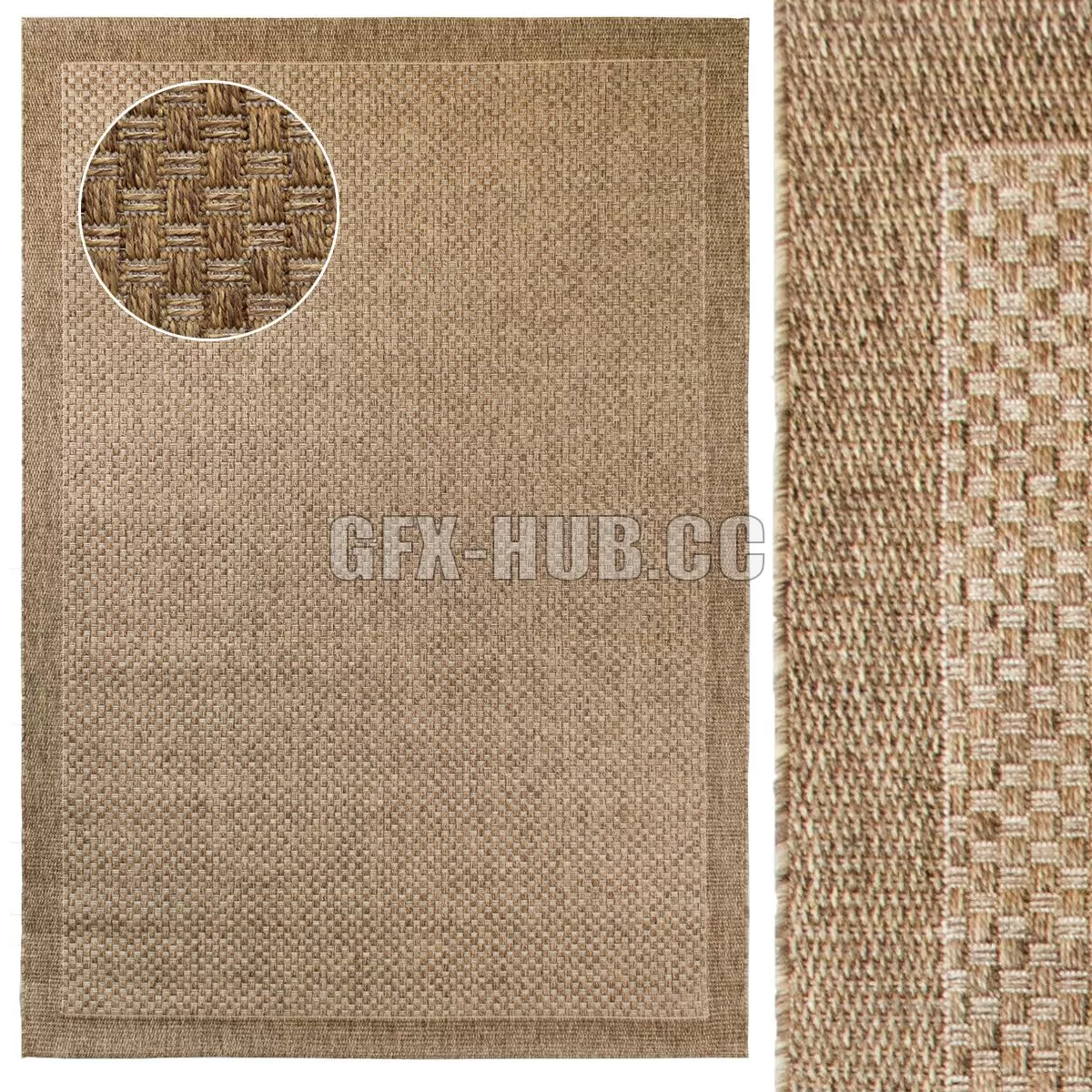 FURNITURE 3D MODELS – Alton Brown Indoor Outdoor Area Rug FURNITURE 3D MODELS – Alton Brown Indoor Outdoor Area Rug