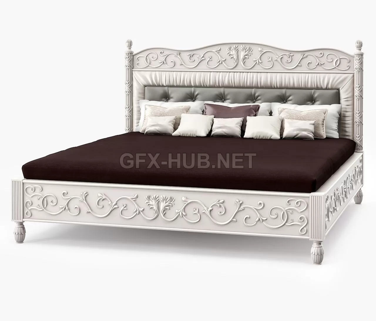 FURNITURE 3D MODELS – Andrea Fanfani Bed FURNITURE 3D MODELS – Andrea Fanfani Bed