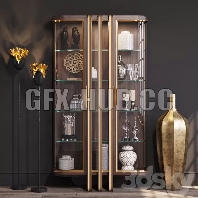 FURNITURE 3D MODELS – ANNIBALE COLOMBO Vitrina E1592 FURNITURE 3D MODELS – ANNIBALE COLOMBO Vitrina E1592