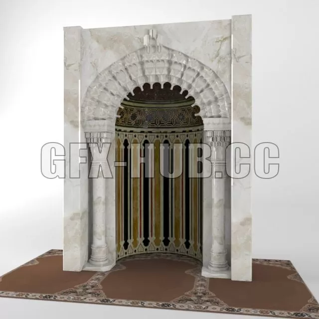 FURNITURE 3D MODELS – Arabic Islamic Mehrab FURNITURE 3D MODELS – Arabic Islamic Mehrab
