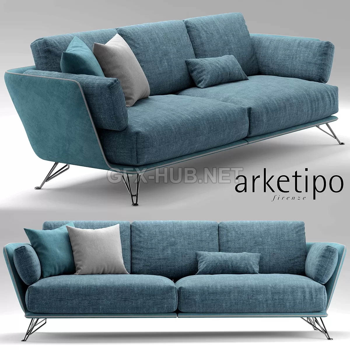 FURNITURE 3D MODELS – Arketipo Morrison sofa FURNITURE 3D MODELS – Arketipo Morrison sofa