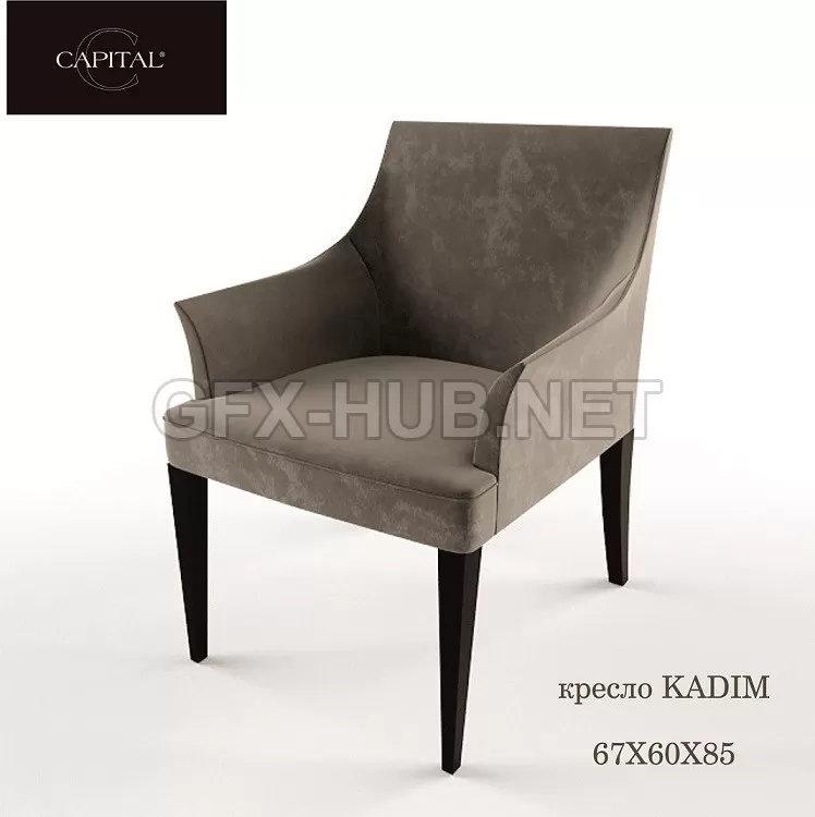 FURNITURE 3D MODELS – Armchair KADIM FURNITURE 3D MODELS – Armchair KADIM