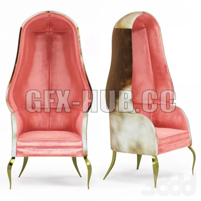 FURNITURE 3D MODELS – Armchair Koket Drapesse II FURNITURE 3D MODELS – Armchair Koket Drapesse II