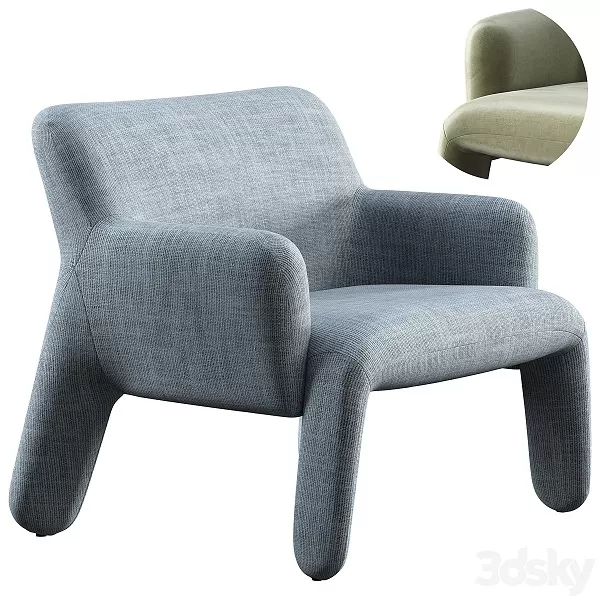 FURNITURE 3D MODELS – Armchair Molteni & C Glove up FURNITURE 3D MODELS – Armchair Molteni & C Glove up