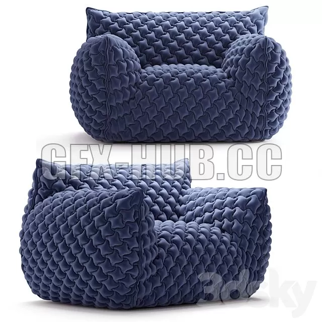 FURNITURE 3D MODELS – Armchair NUVOLA Gervasoni FURNITURE 3D MODELS – Armchair NUVOLA Gervasoni