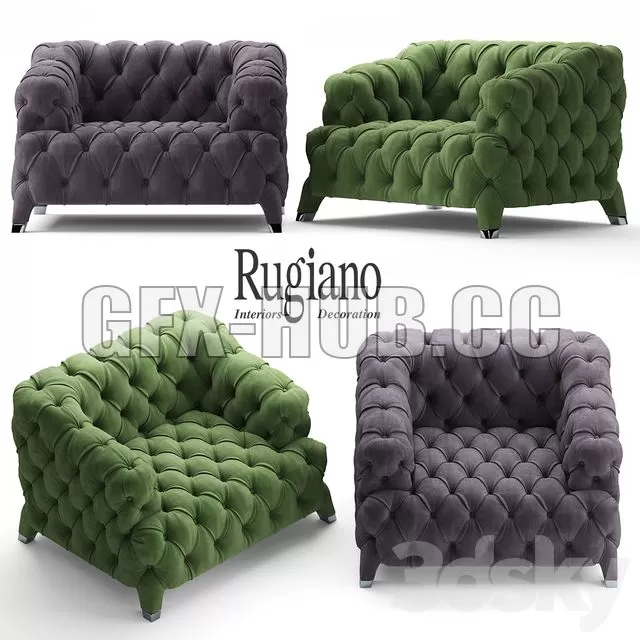 FURNITURE 3D MODELS – Armchair rugiano cloud FURNITURE 3D MODELS – Armchair rugiano cloud