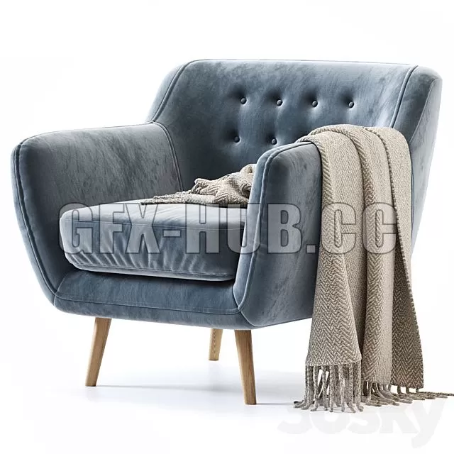 FURNITURE 3D MODELS – Armchair Site Barhat Rain FURNITURE 3D MODELS – Armchair Site Barhat Rain