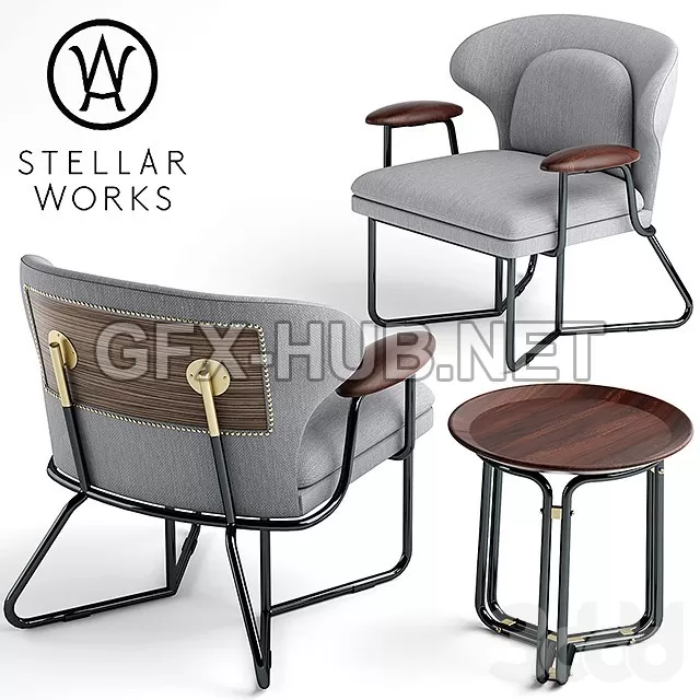 FURNITURE 3D MODELS – Armchair STELLAR WORKS CHILLAX LOUNGE CHAIR FURNITURE 3D MODELS – Armchair STELLAR WORKS CHILLAX LOUNGE CHAIR