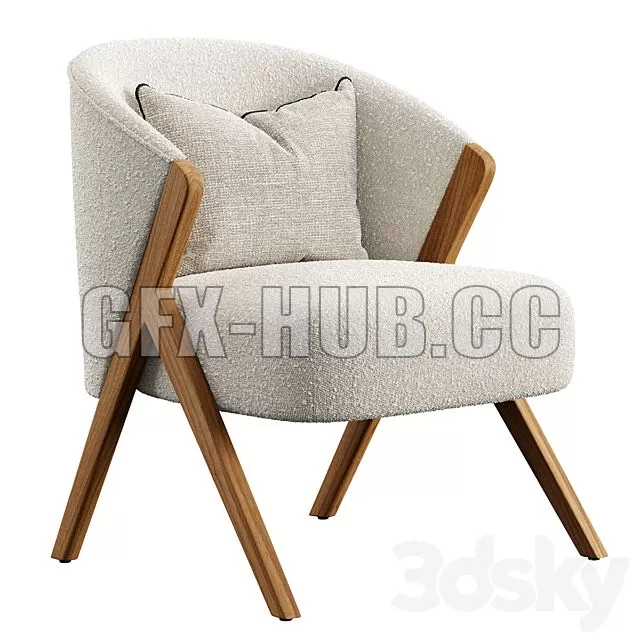 FURNITURE 3D MODELS – ARMCHAIR UPHOLSTERED Zara Home FURNITURE 3D MODELS – ARMCHAIR UPHOLSTERED Zara Home