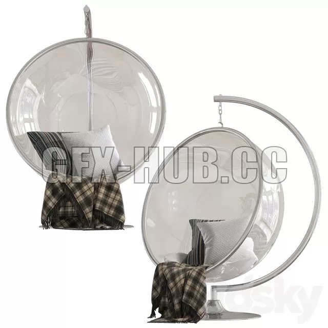 FURNITURE 3D MODELS – Aron Living Bubble Chair with Stand FURNITURE 3D MODELS – Aron Living Bubble Chair with Stand