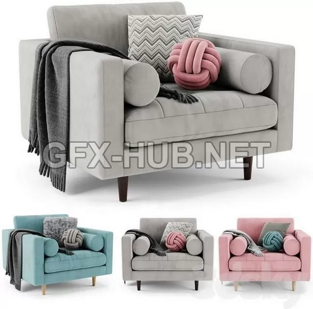 FURNITURE 3D MODELS – Article Sven Armchair FURNITURE 3D MODELS – Article Sven Armchair